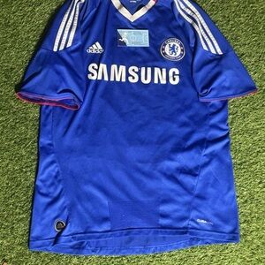 Chelsea 10/11 Home Jersey Men’s Large